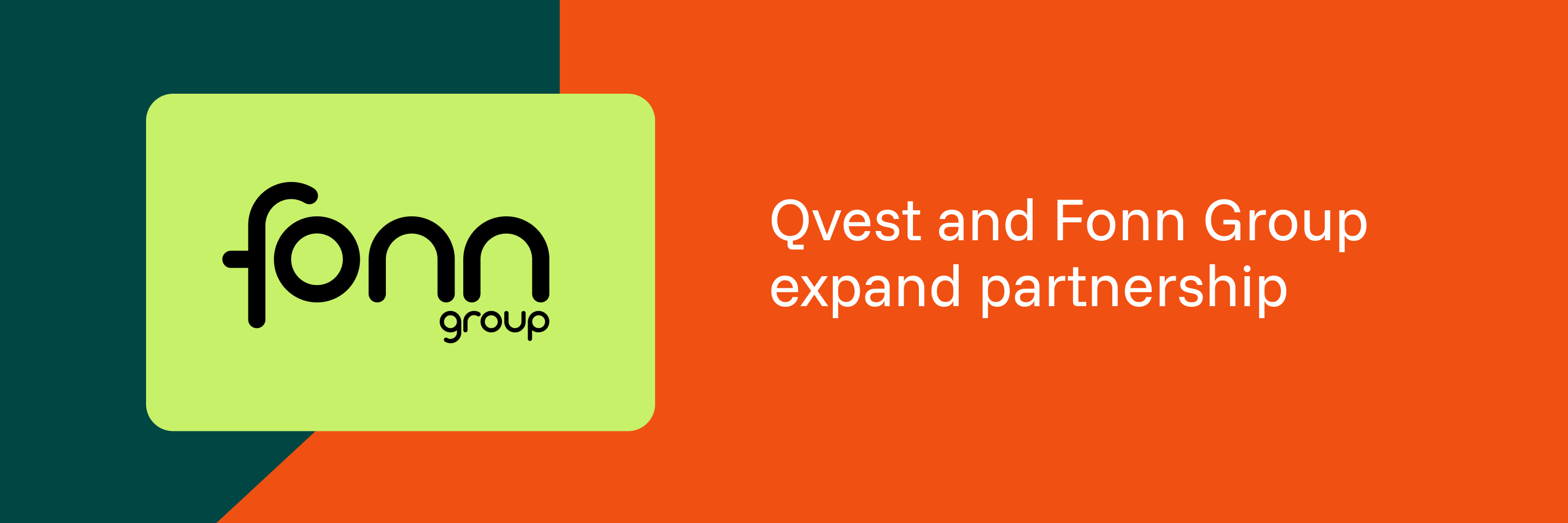 Qvest and Fonn Group partnership announcement.