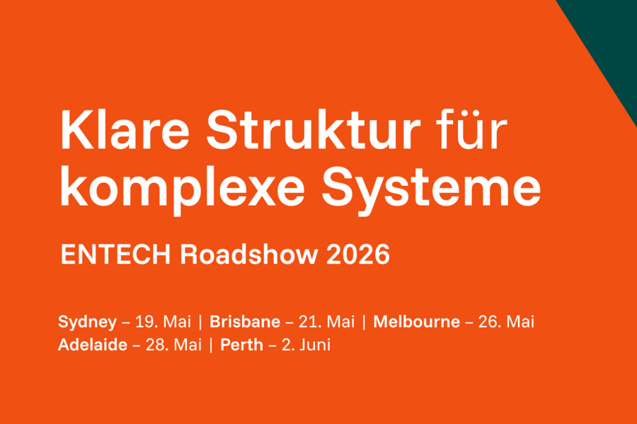 Veranstaltungsplakat für ENTECH Roadshow 2026.