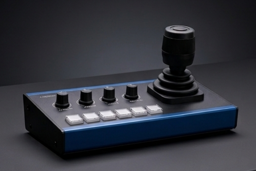 Joystick mit Tasten für Steuerungen.