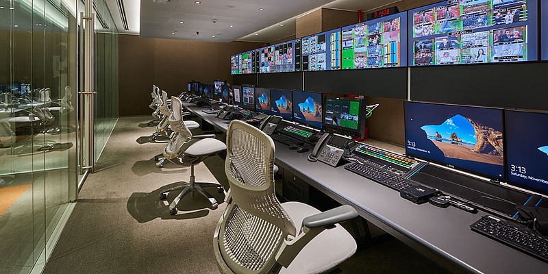 Asharq control room
