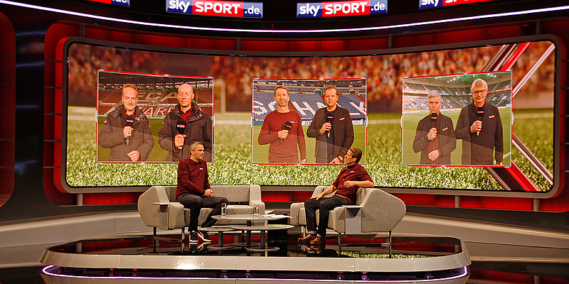 Sky Sport studio set