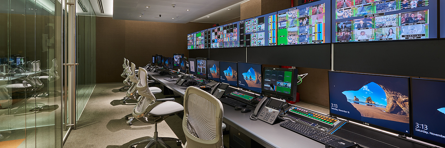 Asharq control room