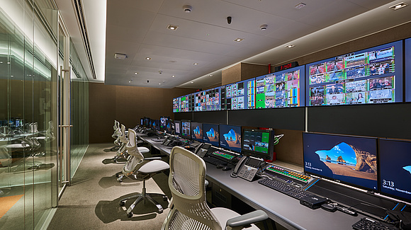 Asharq control room