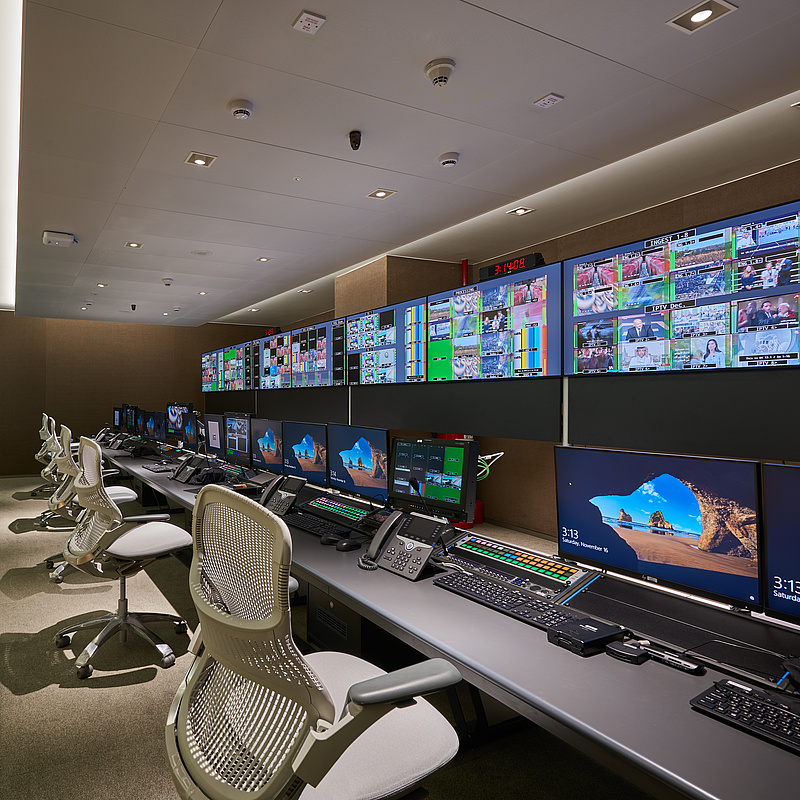 Asharq control room