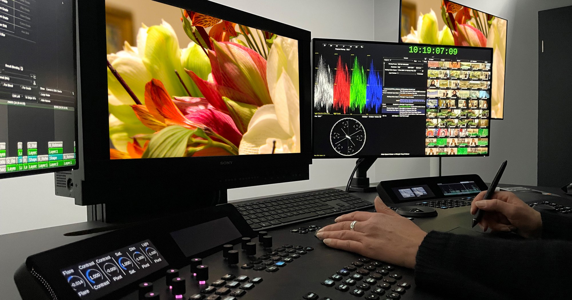 Precision Color Grading Panel State-of-the-art color grading suite for SWR in Germany | Qvest