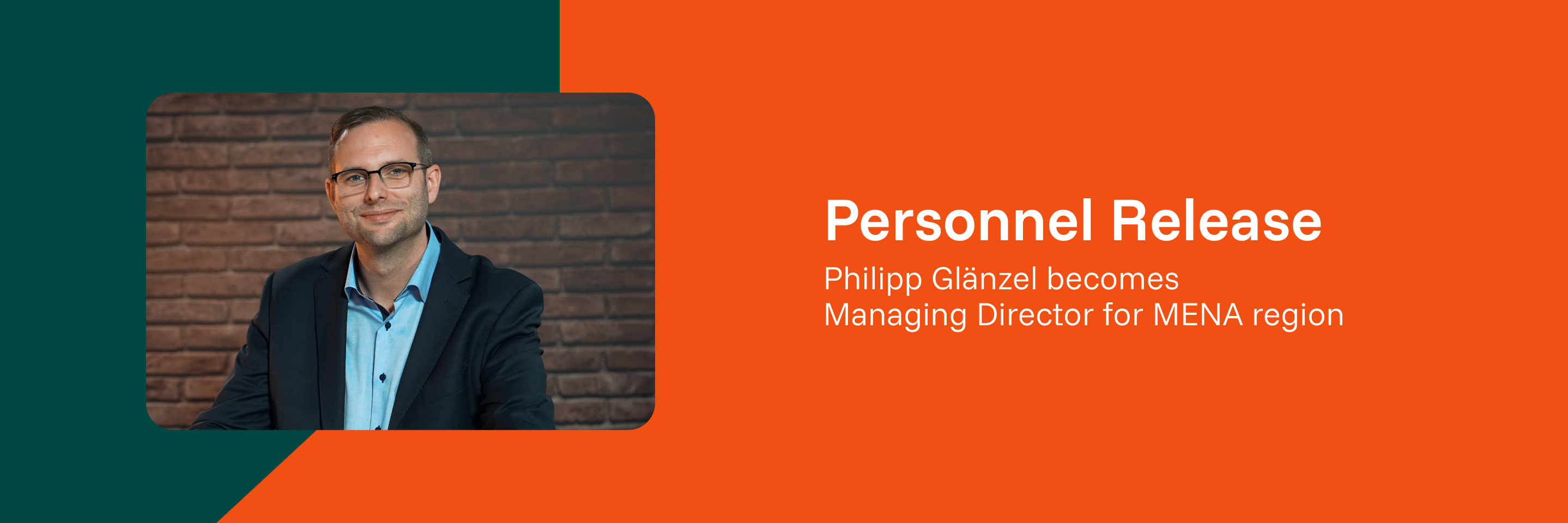 Phillip Glänzen, Managing Director MENA